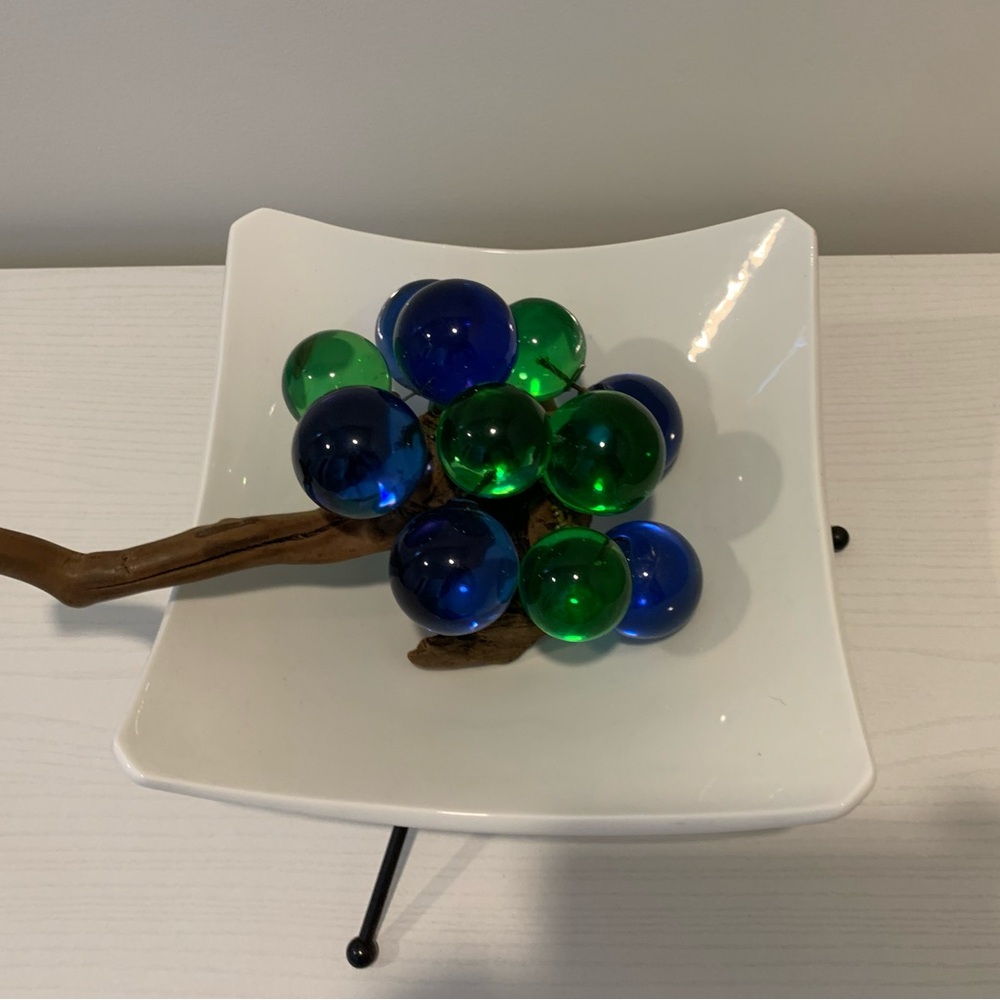 Mid century Modern Lucite Grapes